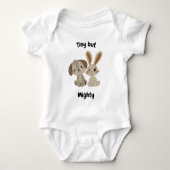 Body Illustration de bébé de chiot mignon et de lapin d (Devant)