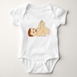 Body Illustration de bébé joueuse minimaliste bébé