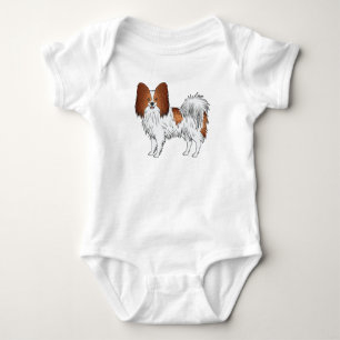 Body Illustration de chien de dessin animé papillon rou