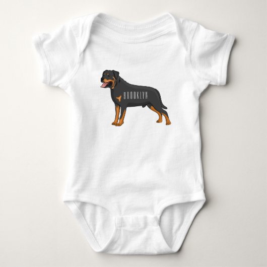 Body Illustration de chien Rottweiler (Devant)
