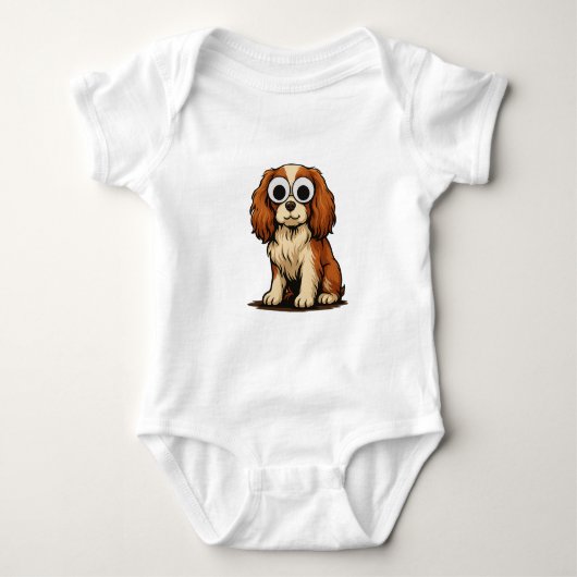 Body Illustration de chiot aux yeux Google mignons (Devant)