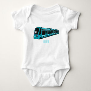 Body Illustration de locomotive électrique