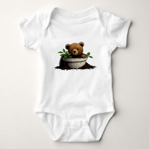 Body Illustration de l'ours en Plante pointé
