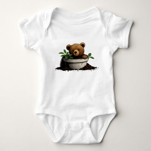 Body Illustration de l'ours en Plante pointé (Devant)