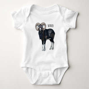 Body Illustration de mouflon, mouton