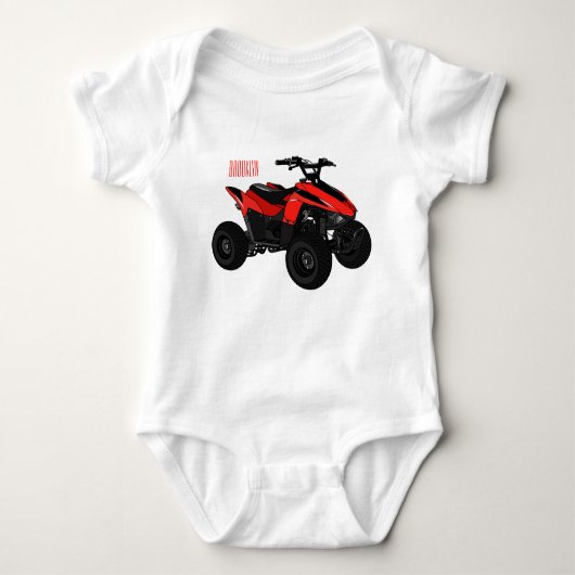 Body Illustration de Quad bike atv (Devant)