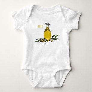 Body Illustration d'huile d'olive