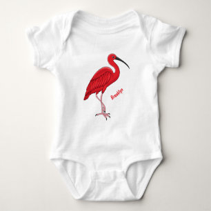 Body Illustration d'oiseau Scarlet ibis