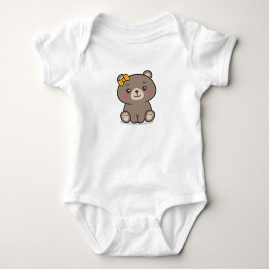 Body Illustration d'ours en peluche (Devant)