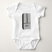 Illustration du réfrigérateur de porte française