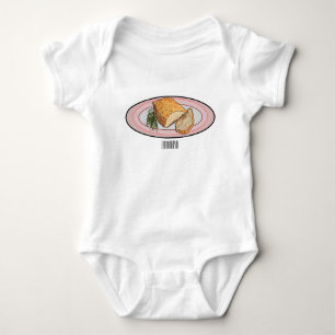 Body Illustration du ventre de porc rôti