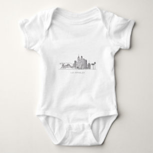 Body Illustration minimaliste de la skyline de Los Ange