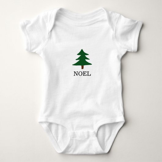 Body Illustration simple de l'arbre de Noël NOEL (Devant)