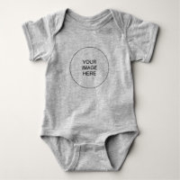 Image personnalisée et texte bébé double impressio