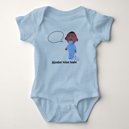 Body in jersey romper (Voorkant)