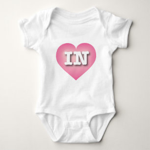 Body Indiana Pink Fade Heart - I love IN
