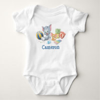 Infant Tom and Jerry Playing With Toys