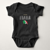 Body Italie Football Fan Shirt Drapeau (Devant)