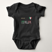 Body Italie Football Fan Shirt Drapeau (Devant)