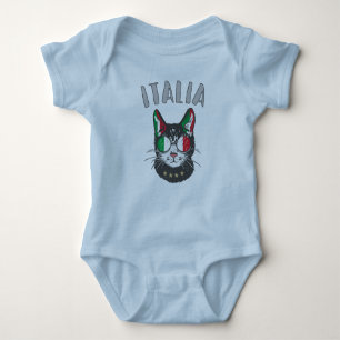 Body Italie Soccer Chat Mascotte drapeau italien