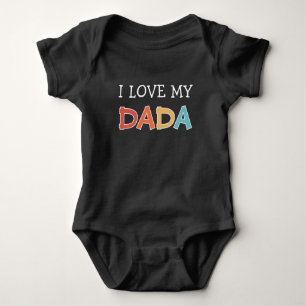 Body J'adore mon Dada Rétro Mignon