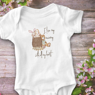 Body J'adore mon ours en peluche Maman panier de jouets