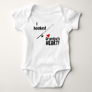 Body J'ai adoré la pêche du coeur de grand-père