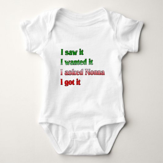 Body J'ai demandé Nonno (Devant)