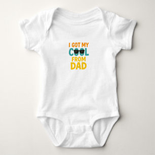 Body J'ai eu mon style de Papa – T-Shirt drôle pour enf