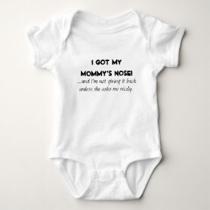 Body "J'ai le nez de ma mère" Enfants/Chemises bébé