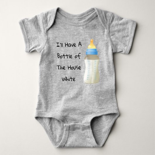 Body J'Ai Une Bouteille De La Maison White Funny Boys (Devant)