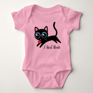 Body J'Ai Volé Coeurs Cute Kitty Chat Cadeau