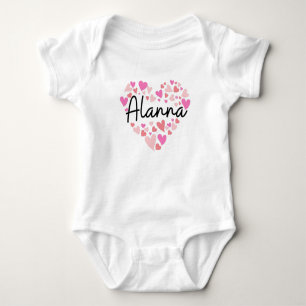 Body J'aime Alanna - coeurs pour Alanna