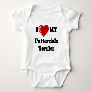 Body J'aime (coeur) mon chien de Patterdale Terrier