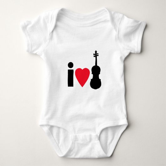 Body J'aime des violons (Devant)