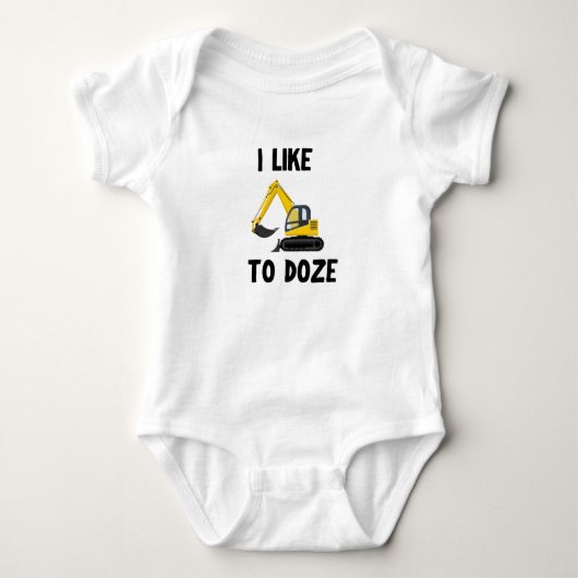Body J'Aime Faire La Doze Bébé Travailleur De Construct (Devant)