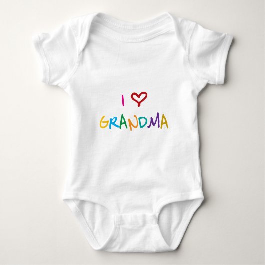 Body J'aime la grand-maman (Devant)