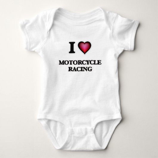 Body J'aime l'emballage de moto (Devant)