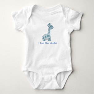 Body J'Aime Les Giraffes Bleues !