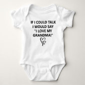 Body J'Aime Ma Grand-Mère (Devant)