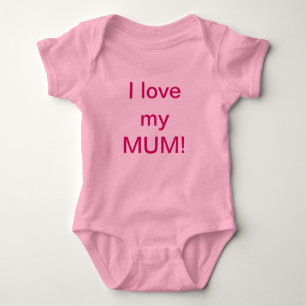 Body J'aime ma MAMAN que le bébé se développent