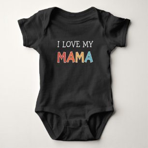 Body J'aime ma Maman Rétro Mignon