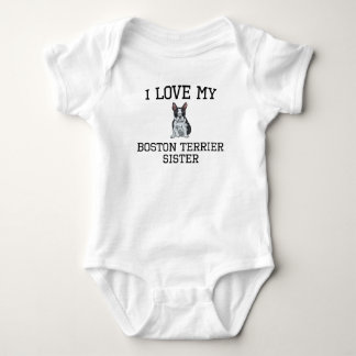 Body J'Aime Ma Soeur Boston Terrier