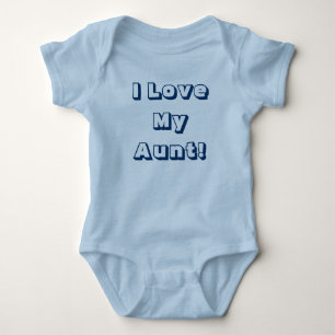 Body J'aime ma tante ! Chemise en un seul morceau avec