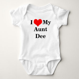 Body J'aime ma tante Modèle rameper bébé