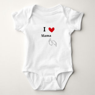 Body J'aime Maman Design Mignon