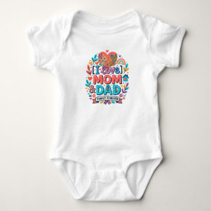Body J'aime Maman & Papa (Cadeau de Famille) Annonce de