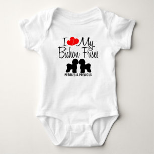 Body J'Aime Mes DEUX Bichon Frises