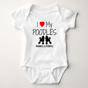 Body J'Aime Mes Deux Poodles