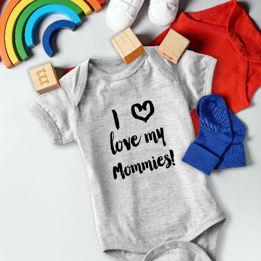 Body J'Aime Mes Mommies Baby Jersey Chemise